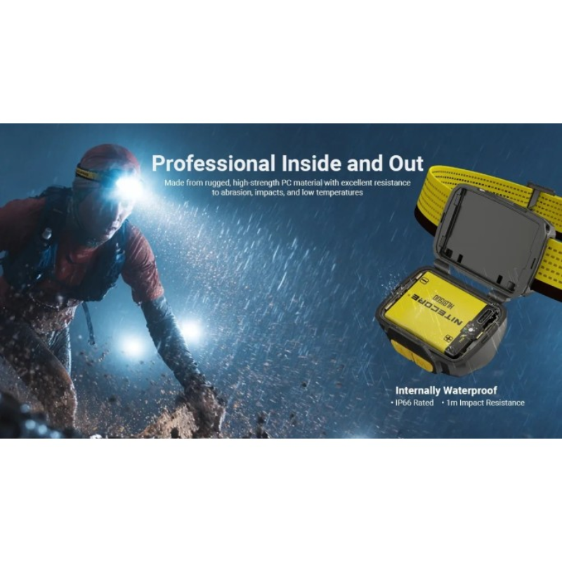 Nitecore UT27 MCT 800L High CRI Three Colour Temperatures Rechargeable Headlamp (Pro Package)