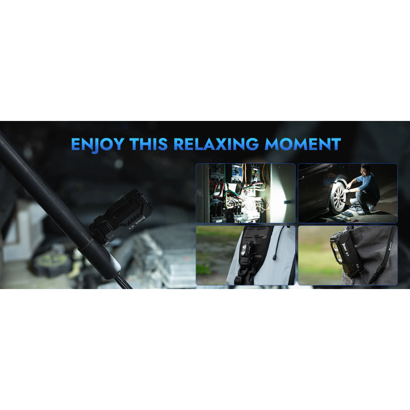 WUBEN E7 Magnetic Multi-functional EDC Flashlight 1800 Lumens