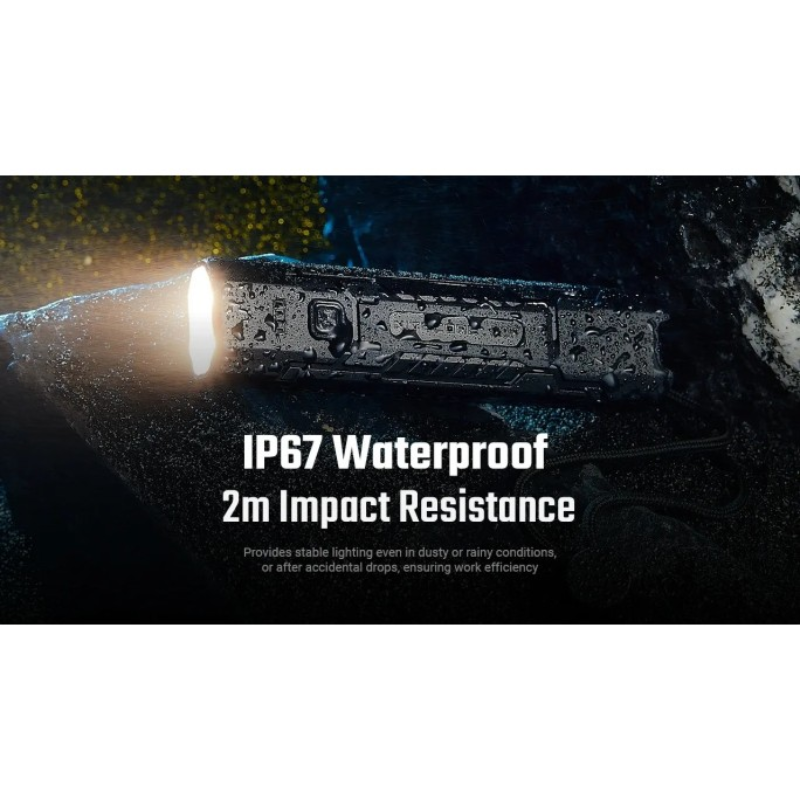 Nitecore EDC07 MCT UHE LED 1500L High CRI Three Color Temperatures EDC Flashlight