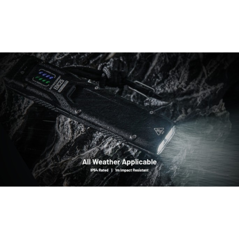 Nitecore EDC25 2x NiteLab UHi 20 LED 3000L CW Rechargeable Flashlight