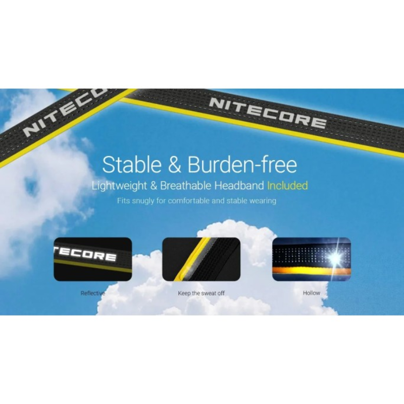 Nitecore HA27 UHE MCT 800L Multiple Color Temperatures Rechargeable Headlamp