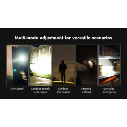 Wuben T4 Portable Tactical EDC Rechargeable Flashlight - 850 Lumens