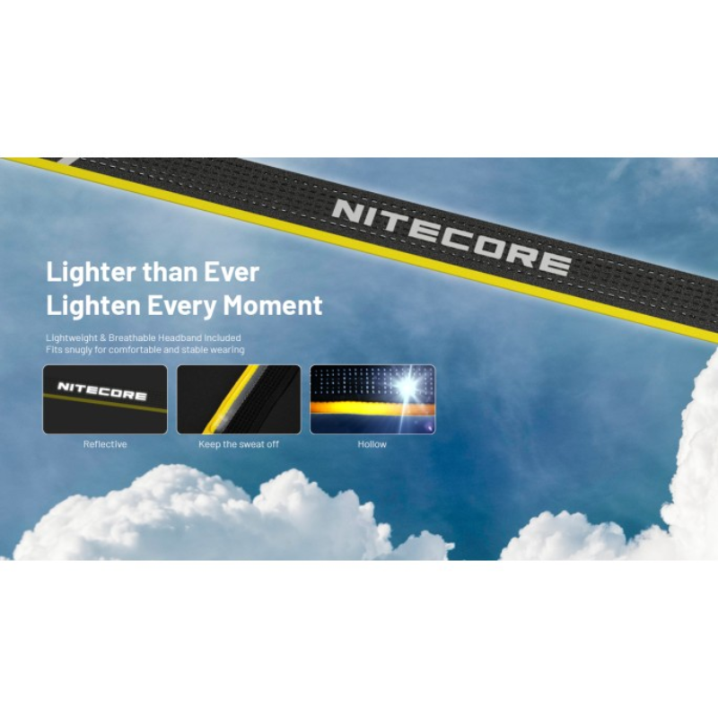 Nitecore NU25 MCT (Black) UHE LEDs 400L Multiple Colour Temperatures Rechargeable Headlamp