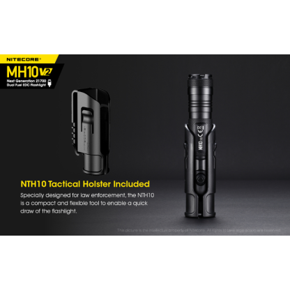 Nitecore MH10 V2 Rechargeable CREE XP-L2 V6 LED 1200L Flashlight w Battery