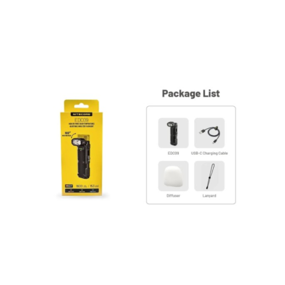 Nitecore EDC09 MCT UHE LED 1600L Flashlight