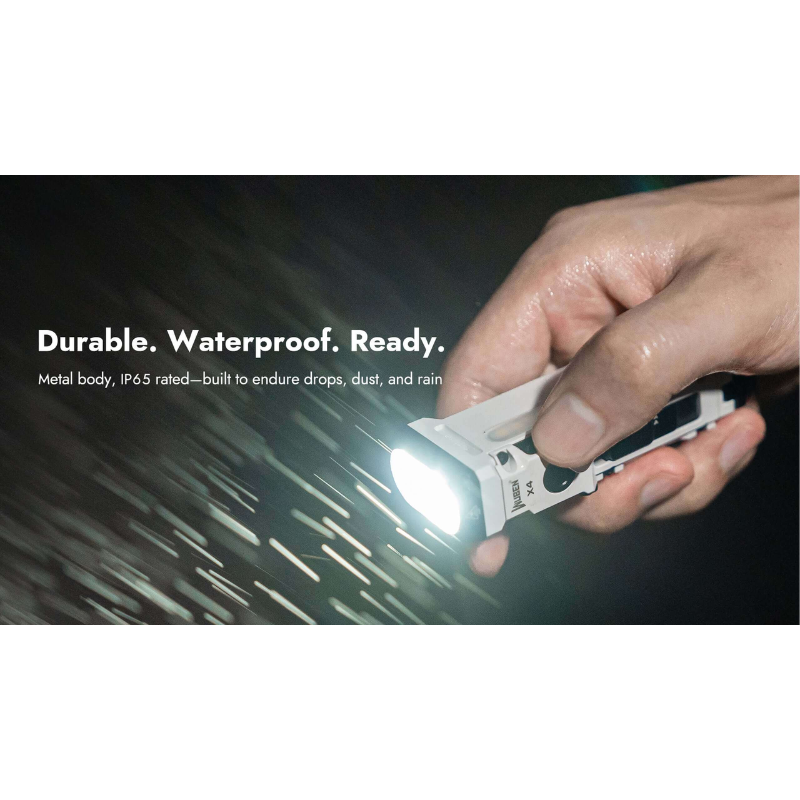 Wuben X4 Compact Multi-Function 1500 Lumen EDC Tactical Flashlight