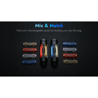 Wuben E8 Compact Magnetic Modular 1300 Lumen EDC Camping Flashlight