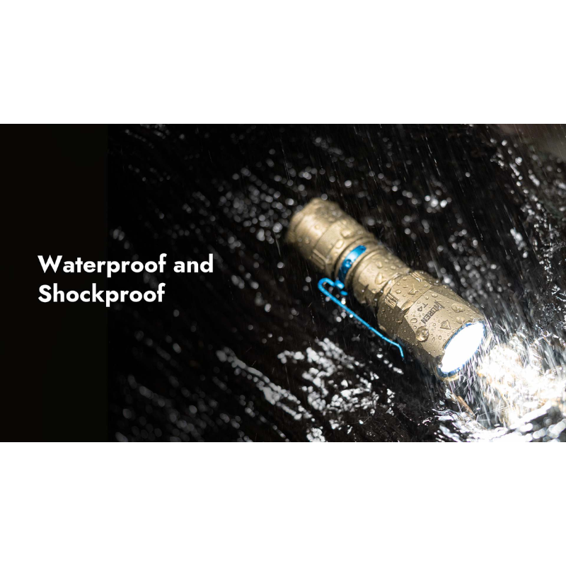 Wuben T4 Portable Tactical EDC Rechargeable Flashlight - 850 Lumens