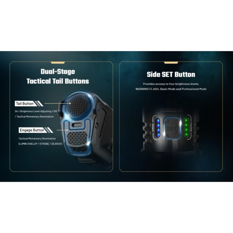 Nitecore P27iX 5000L 4xNiteLab M515S LED Rechargeable Flashlight