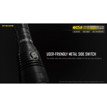 Nitecore MH25S Luminus SST-40-W LED USB Rechargeable 1800L LED Flashlight