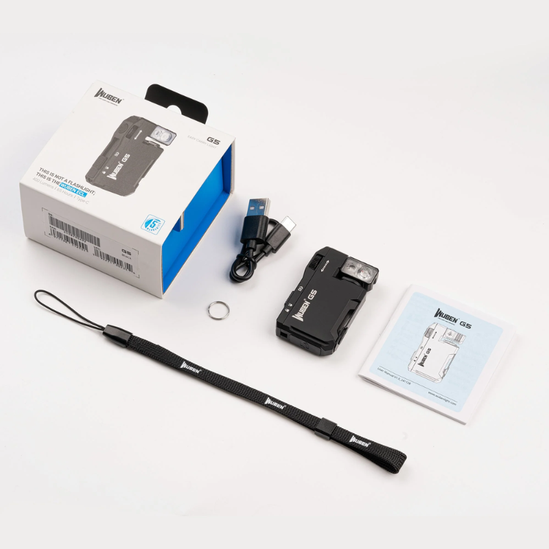 WUBEN G5 400 Lumens EDC Keychain Compact Rechargeable Flashlight