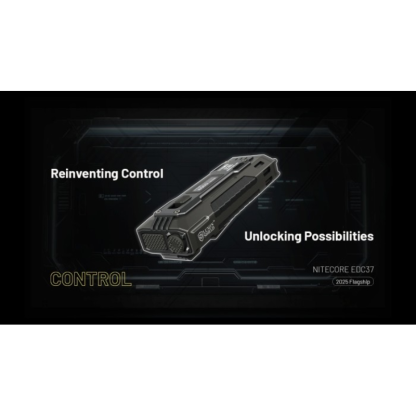 Nitecore EDC37 NiteLab UHi 20 MAX LED 8000 Lumens High Performance EDC USB Rechargeable Flashlight