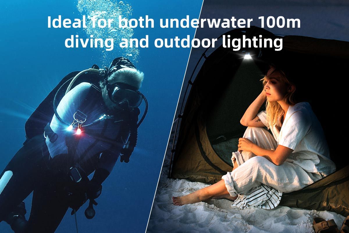 XTAR SD1 RGBW 4-Colour Mini Dive Beacon