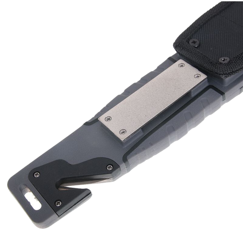 Ganzo G8012 Fixed Blade Knife Cutter Fire Starter w Sheath