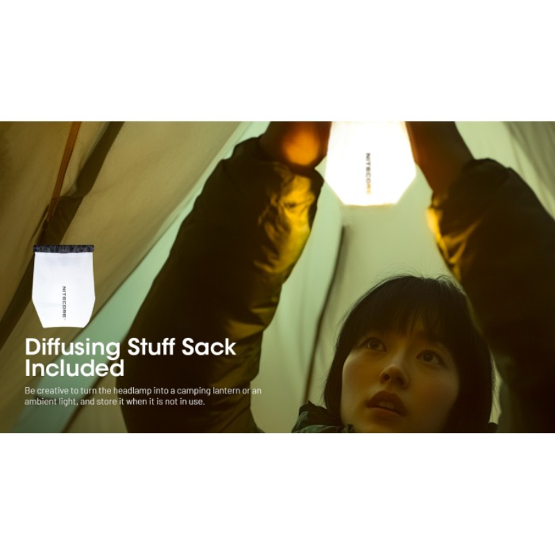 Nitecore HA23 UHE MCT 600L Headlamp + 3xAAA Alkaline Batteries