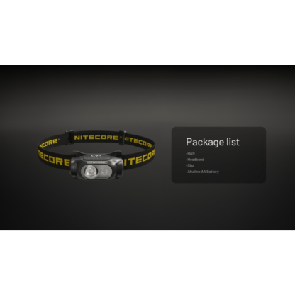 Nitecore HA11 UHE 240L Ultra Lightweight LED Headlamp