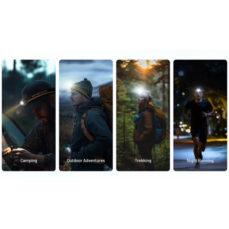 Nitecore HA23 UHE MCT 600L Headlamp + 3xAAA Alkaline Batteries