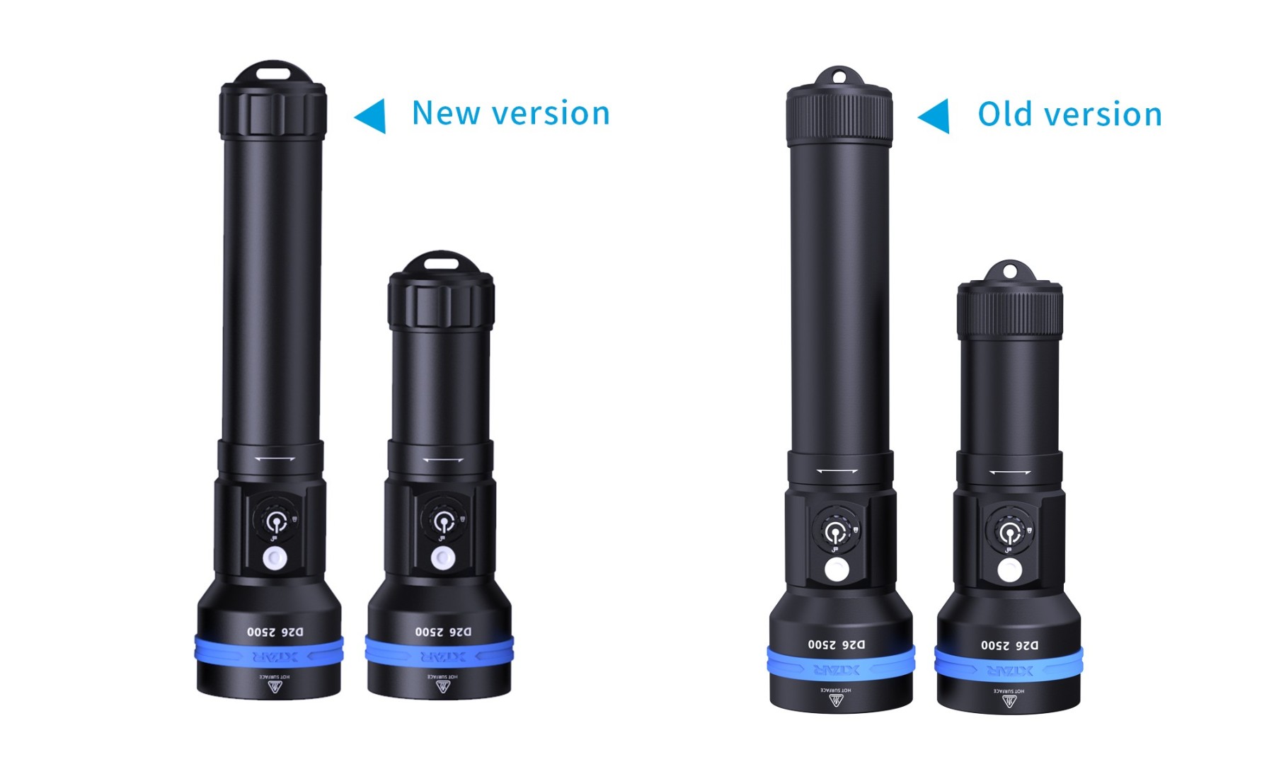 Xtar D26 Diving Flashlight 2500 Lumens