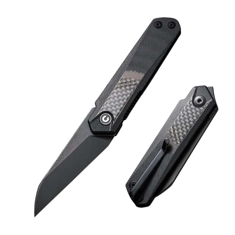 CIVIVI Ki-V Plus Front Flipper Carbon Fiber & G10 Handle C20005B-3