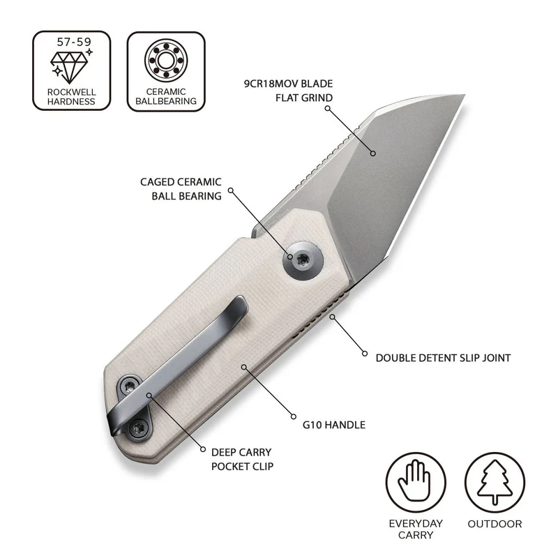 CIVIVI Ki-V Slip Joint G10 Handle C2108C