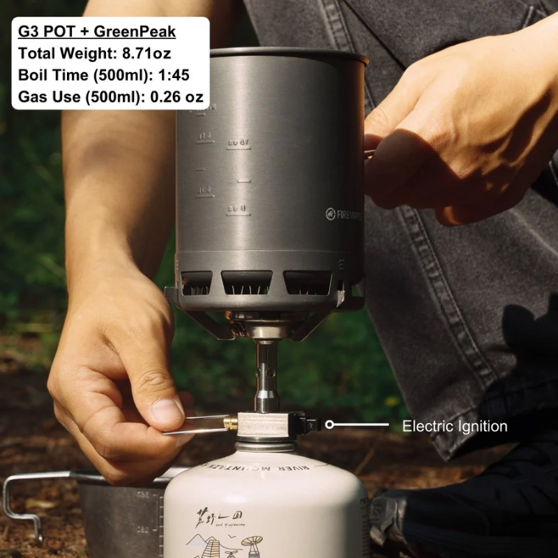FIREMAPLE Petrel Ultralight Pot with heat exchanger 600ml