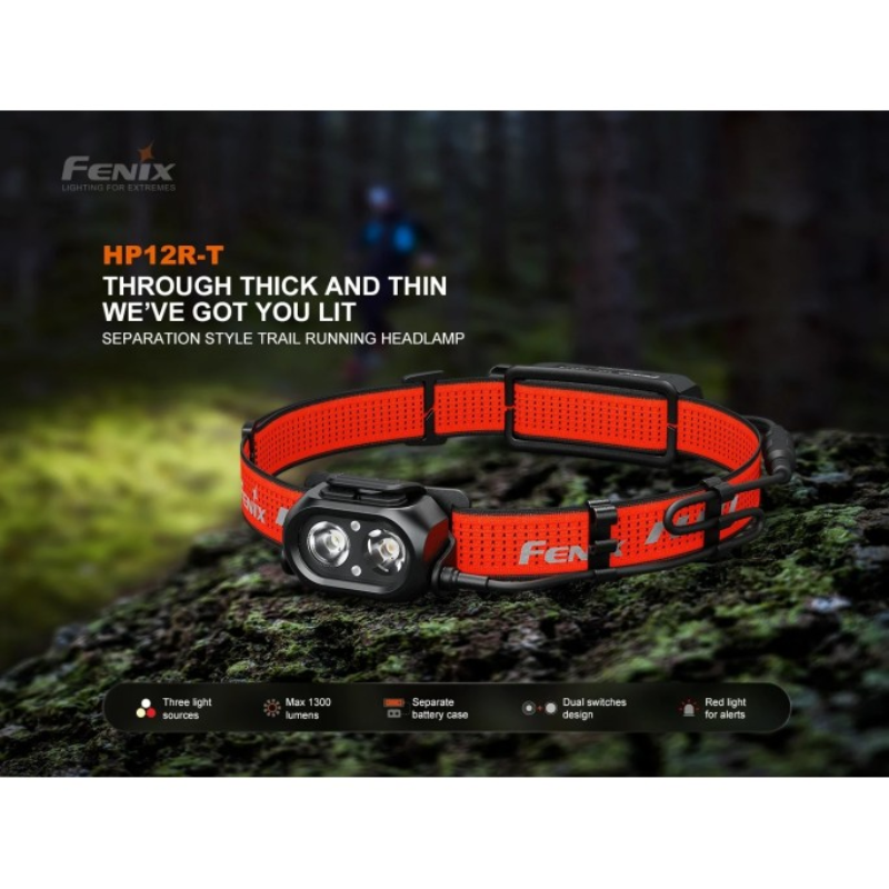 Fenix HP12R-T SFT25 + SST20 LED 1300L Trail Running Headlamp