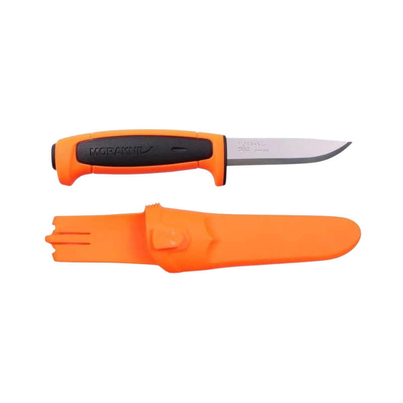 MoraKniv Basic 546 Black / Orange (S) Stainless Steel
