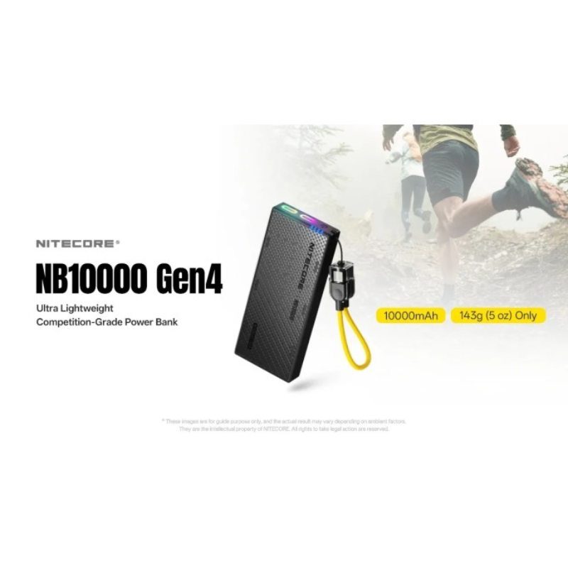 Nitecore NB10000 Gen4 Quick-Charge Dual USB-C Port 10000mAh Power Bank