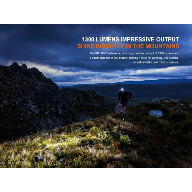 Fenix HP12R-T SFT25 + SST20 LED 1300L Trail Running Headlamp