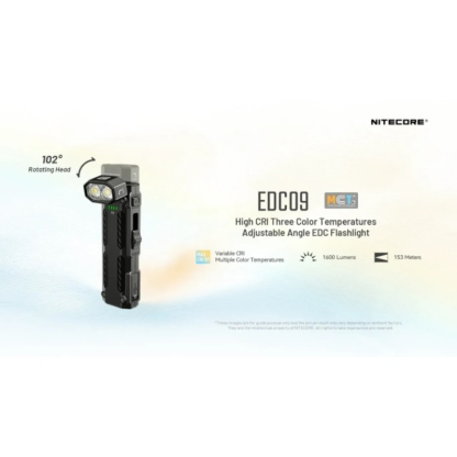 Nitecore EDC09 MCT UHE LED 1600L Flashlight