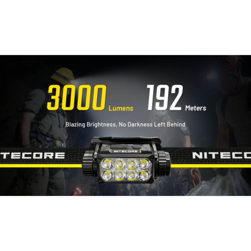 Nitecore HC75 UHE 3000L NiteLab UHE LED Rechargeable Headlamp