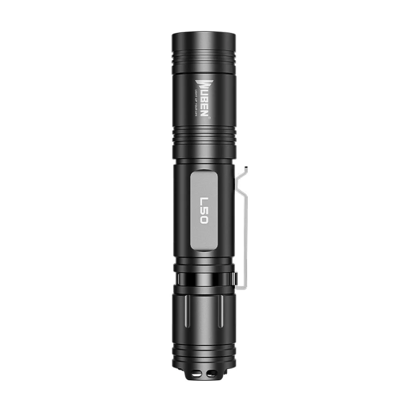 Wuben L50 EDC Rechargeable 18650 Tactical LED Flashlight