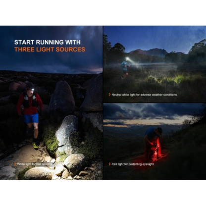 Fenix HP12R-T SFT25 + SST20 LED 1300L Trail Running Headlamp