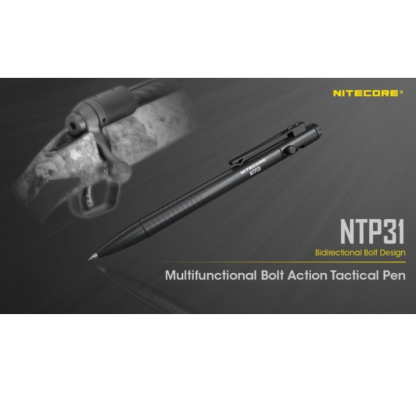 Nitecore NTP31 Aluminium Alloy Bolt Action Multi-functional Tactical Pen