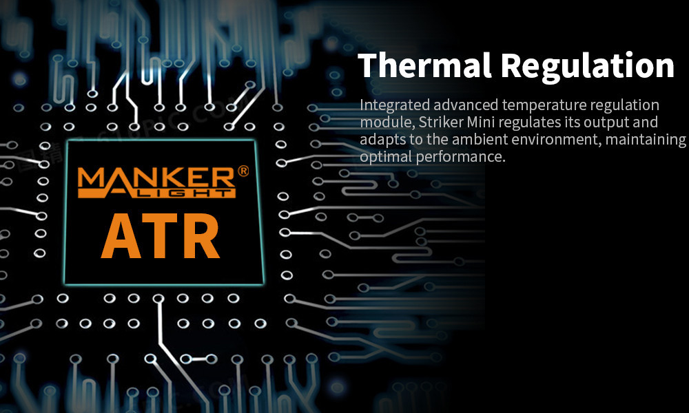 Manker Striker Mini Rechargeable EDC Tactical Flashlight 635 Lumens