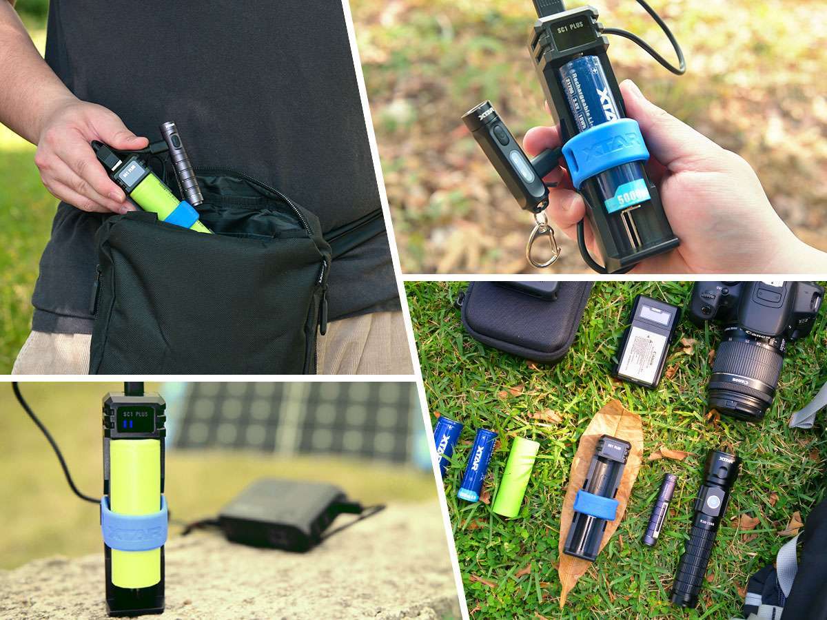 XTAR SC1 PLUS Tiny Power Bank & Li-ion Battery Charger