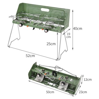 Deer Creek Double Head Stove with Bag