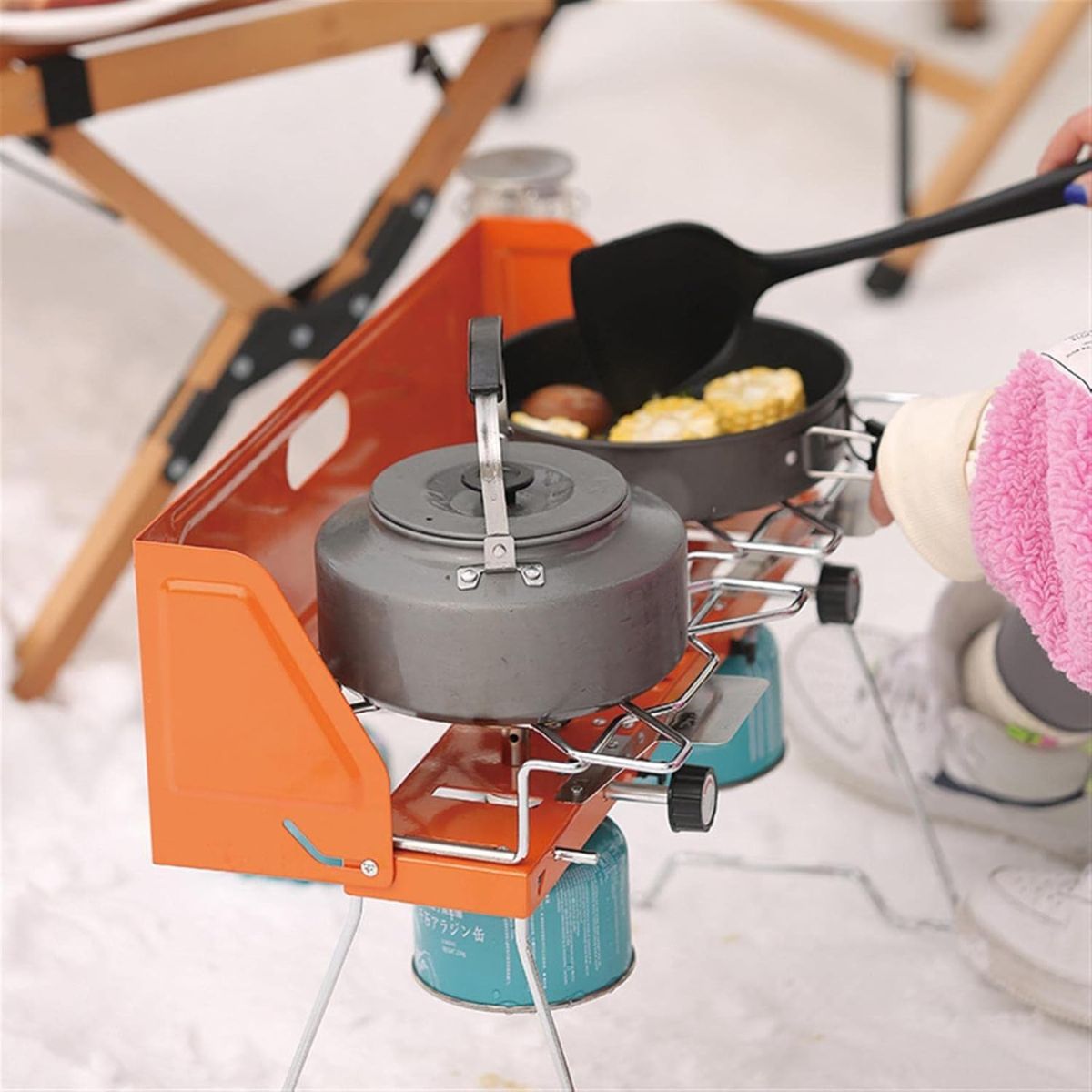 Deer Creek Double Head Stove with Bag