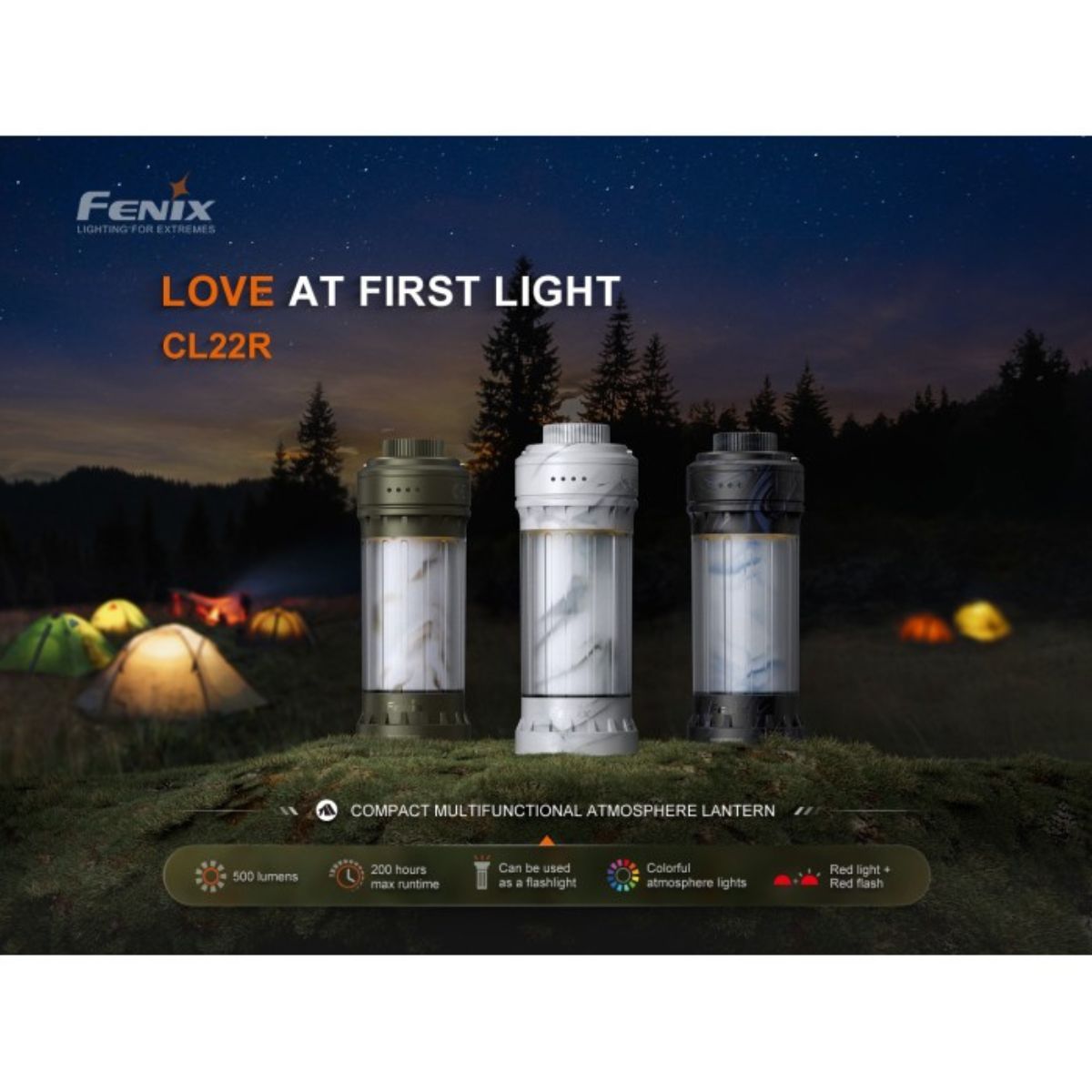 Fenix CL22R 500 Lumen Camping Lantern