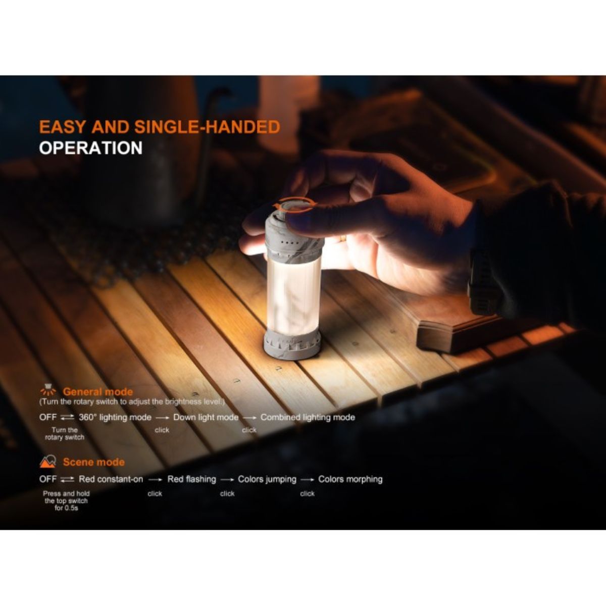 Fenix CL22R 500 Lumen Camping Lantern