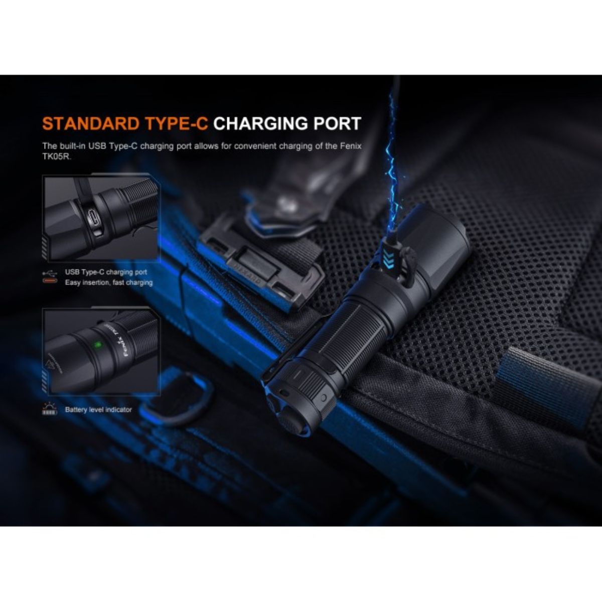 Finex TK05R Osram 1000 Lumen Flashlight