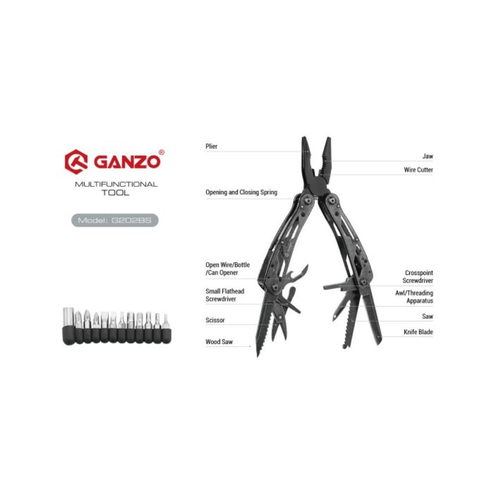 Ganzo G202B-S (Stonewash)Multitool