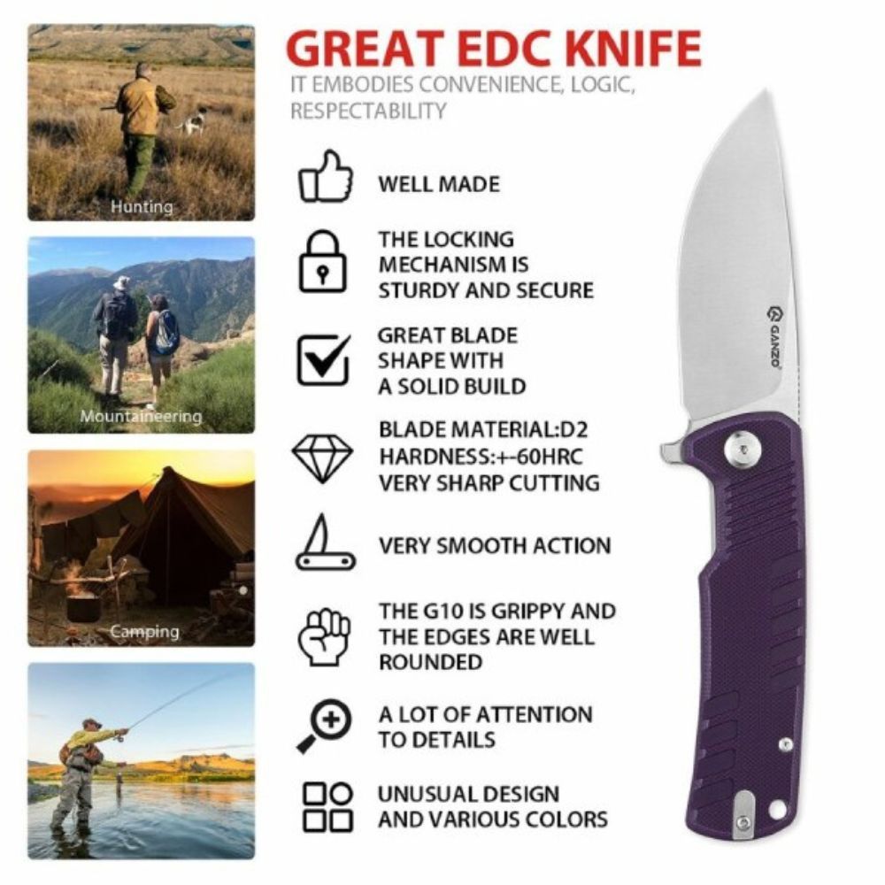 Ganzo G769 G10 Folding Knife