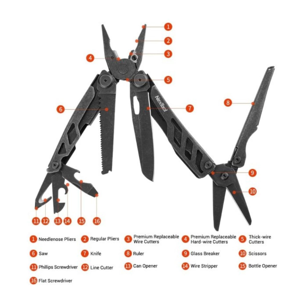 Nextool Flagship Pro 16 in 1 NE20278 