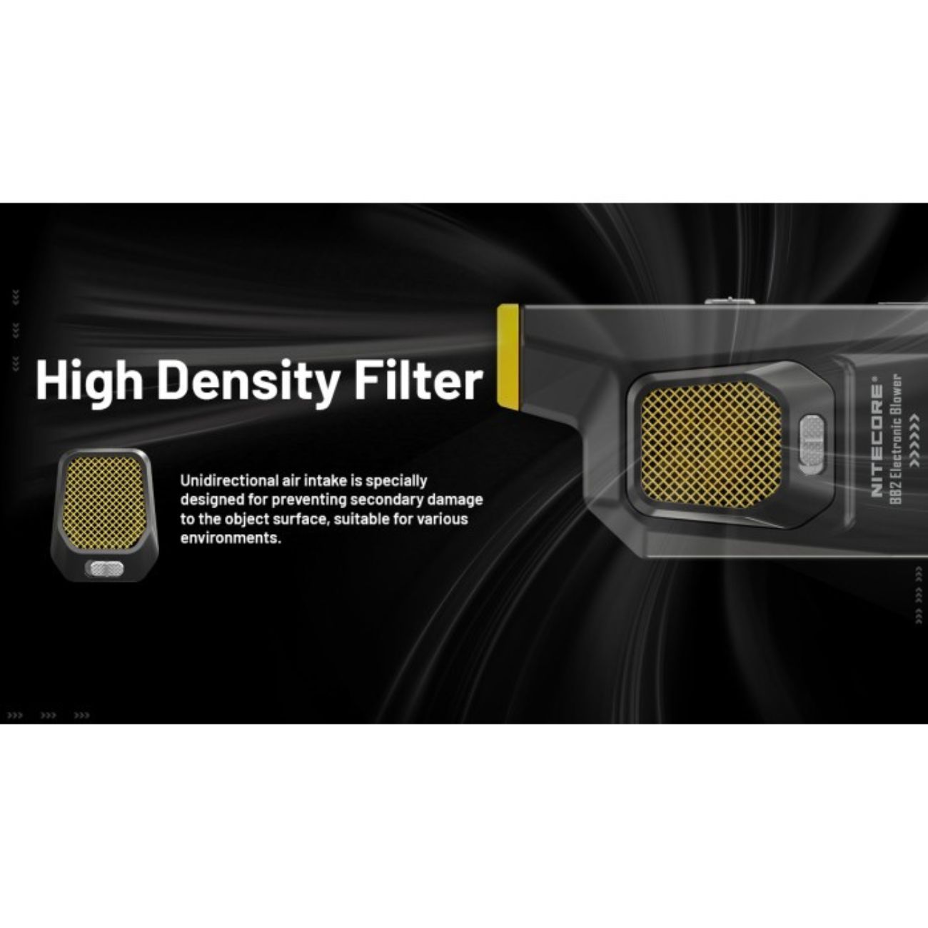 Nitecore BB2 Electronic USB Air Duster Blower