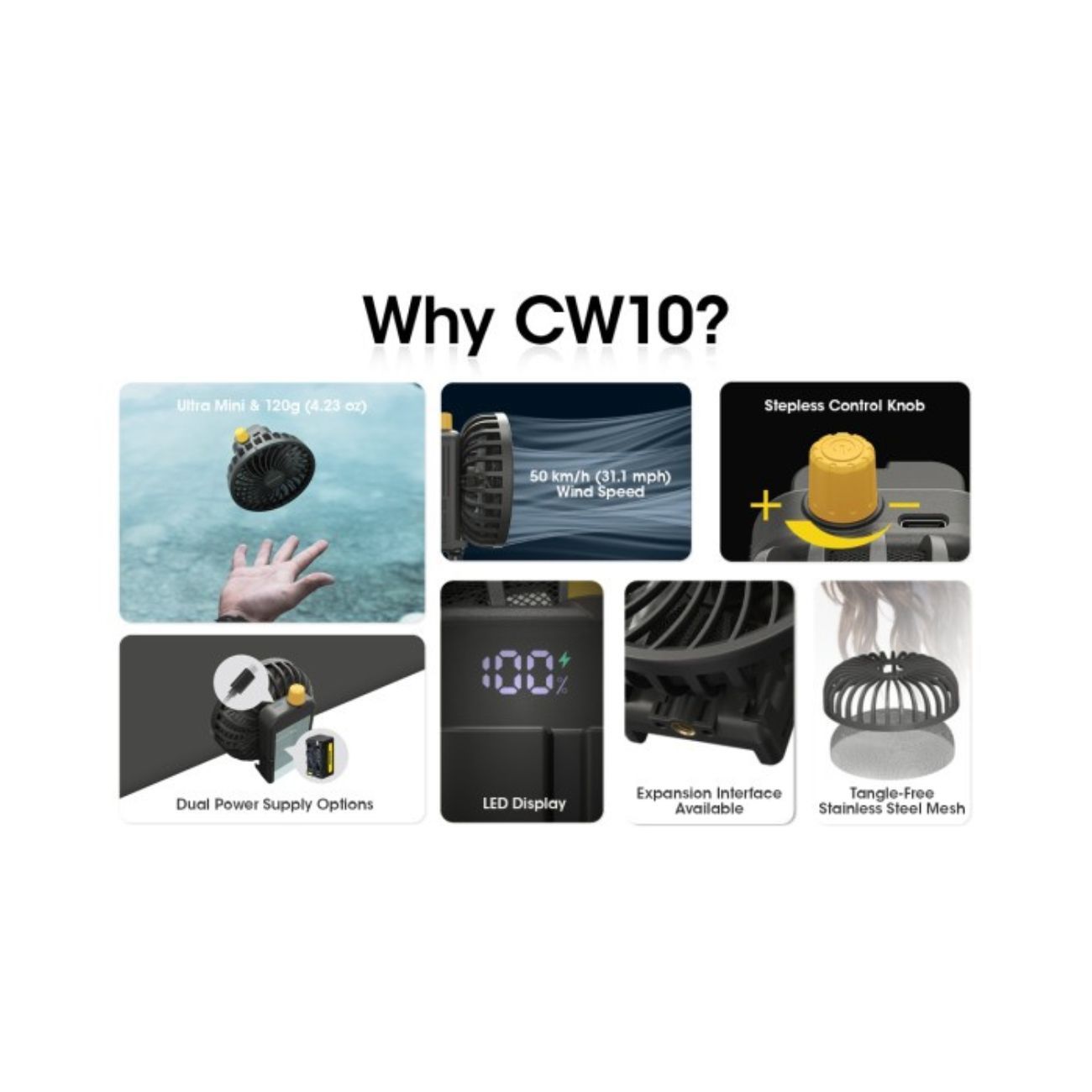 Nitecore CW10 CineWind Portable Fan