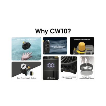 Nitecore CW10 CineWind Portable Fan