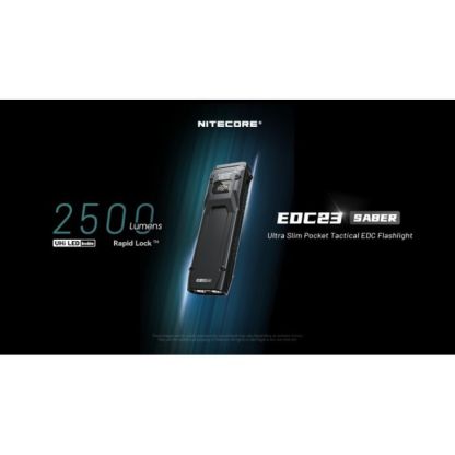 Nitecore EDC23 NiteLab UHi 2500 Lumen Flashlight