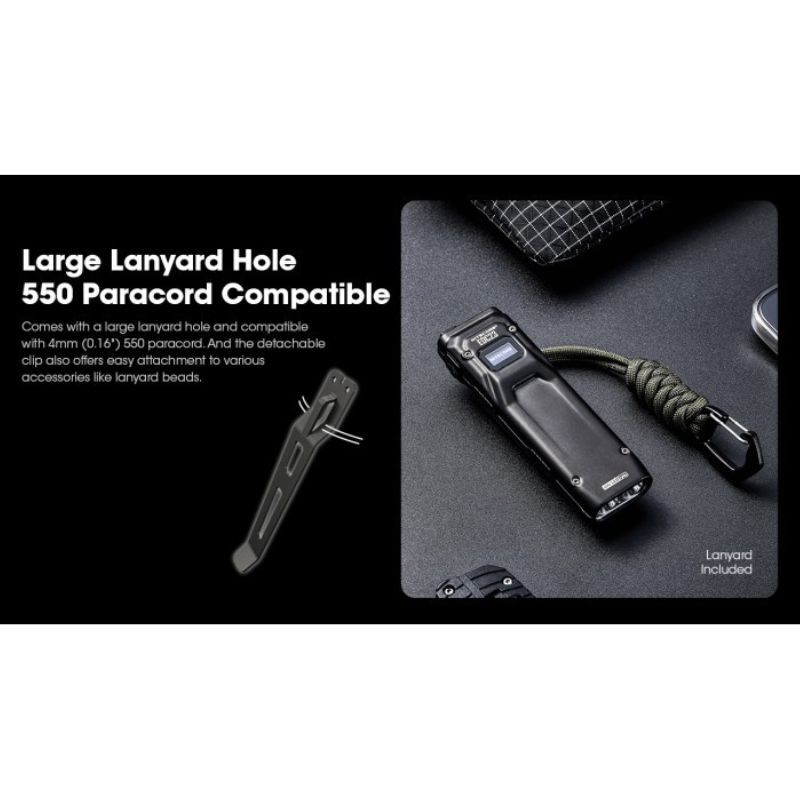 Nitecore EDC23 NiteLab UHi 2500 Lumen Flashlight