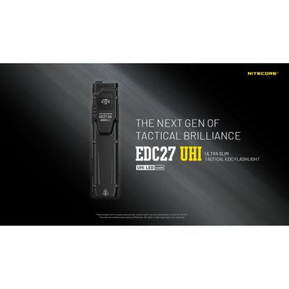 Nitecore EDC27 UHi 3100 Lumen Ultra Slim Flat Flashlight